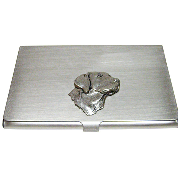 Labrador Card Holder - Etsy Labrador Dog Head Business Card Holder